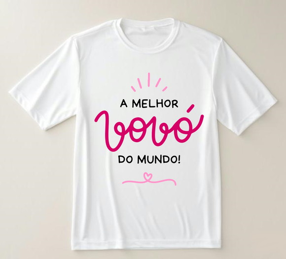 Camiseta a Melhor Vovó do Mundo