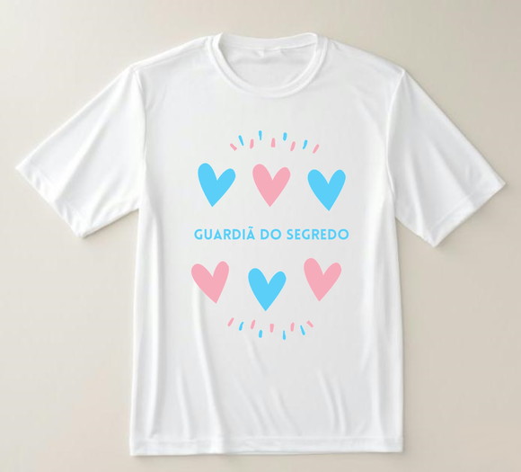 Camiseta Chá de Revelação Guardiã do Segredo