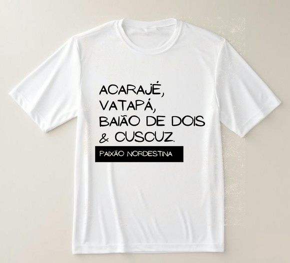 Camiseta Paixão Nordestina