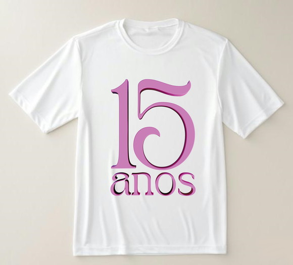 Camiseta Aniversário 15 Anos
