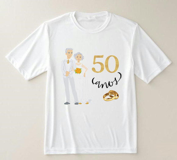 Camiseta Bodas de Ouro
