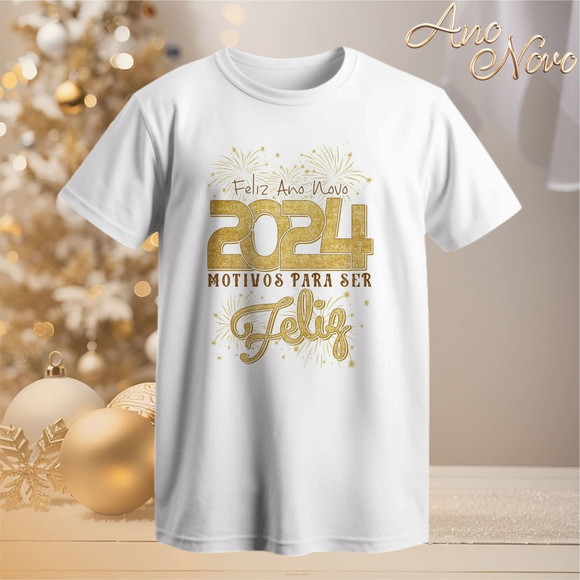 Camiseta Ano Novo 2024