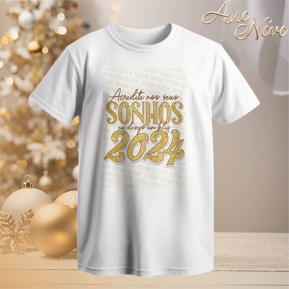 Camiseta Ano Novo 2024