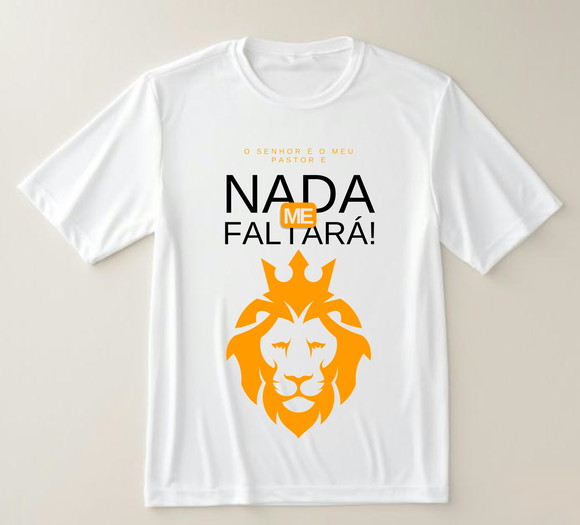 Camiseta Religiosa Nada Me Faltará