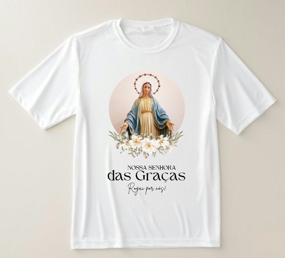 Camiseta Religiosa Nossa Senhora das Graças