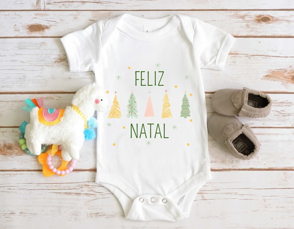 Body Infantil Feliz Natal