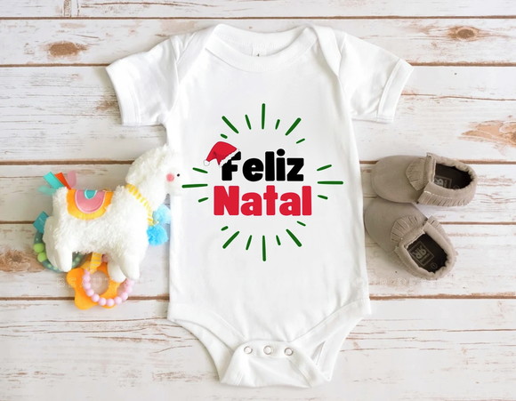 Body Infantil Feliz Natal