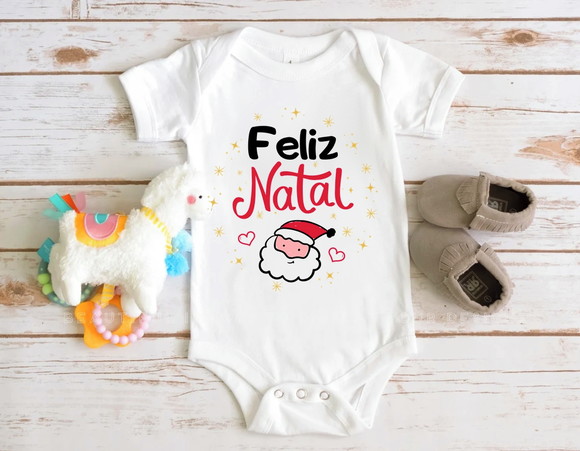 Body Infantil Feliz Natal