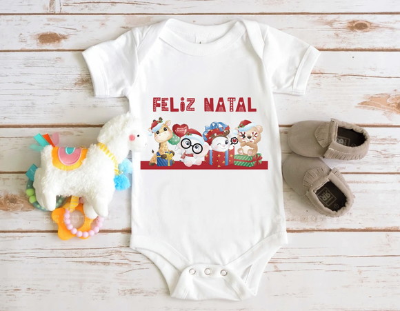 Body Infantil Feliz Natal