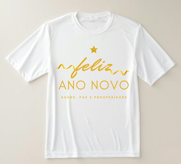 Camiseta Feliz Ano Novo