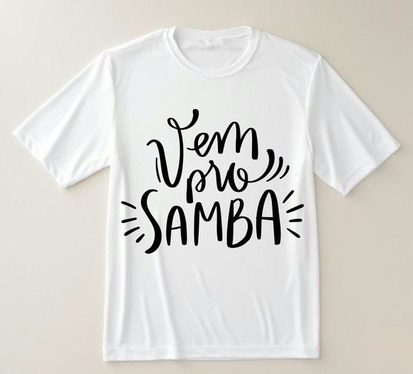 Camiseta Vem Pro Samba