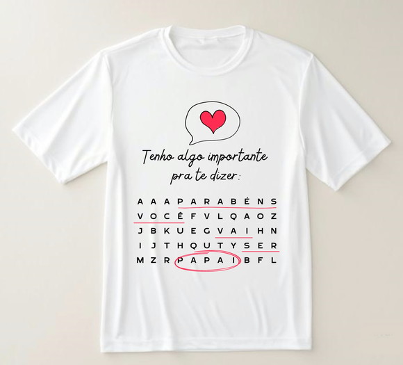Camiseta Divertida Anúncio de Gravidez Você Vai Ser Papai