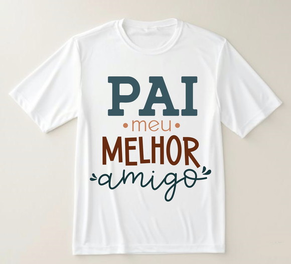 Camiseta Pai Meu Melhor Amigo