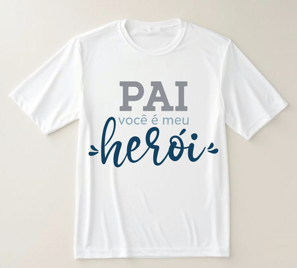 Camiseta Pai Você É Meu Herói