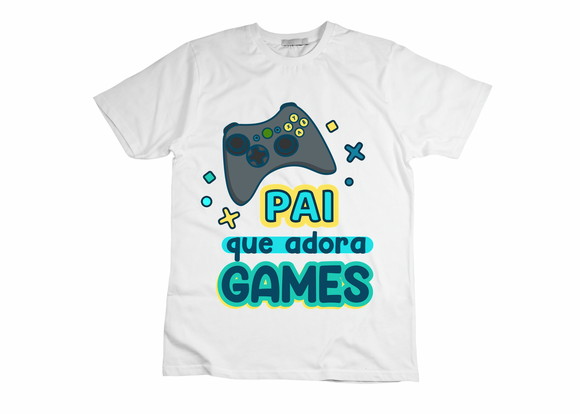 Camiseta Pai Que Adora Gamer