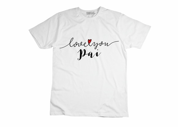Camiseta Love You Pai