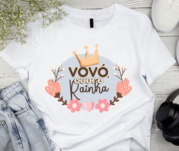 Camiseta Vovó Nossa Rainha