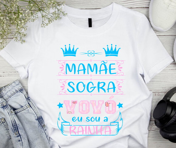 Camiseta Mamãe Sogra e Avó