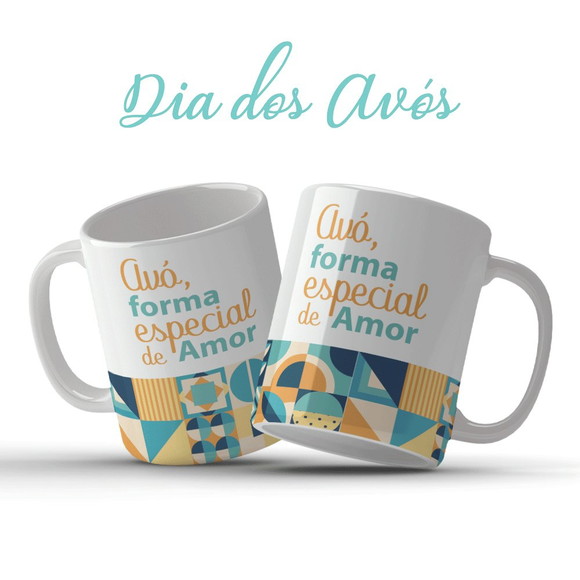 Caneca Avó Forma Especial de Amor