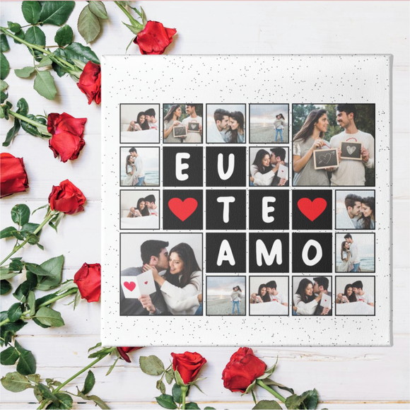 Azulejo Dia dos Namorados Personalizado com Fotos