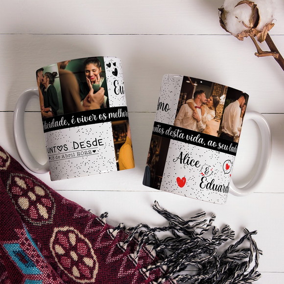 Caneca Dia dos Namorados Personalizada com Foto