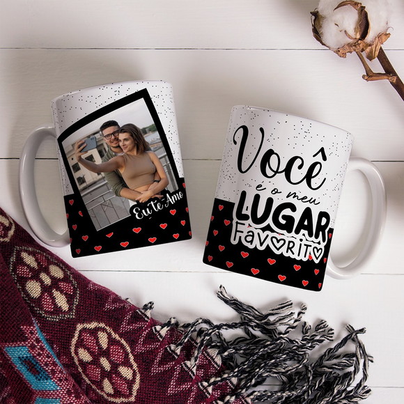 Caneca Dia dos Namorados Personalizada com Foto