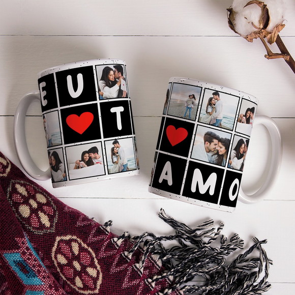 Caneca Dia dos Namorados Personalizada com Foto
