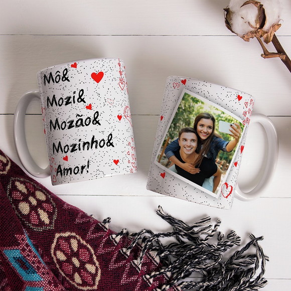 Caneca Dia dos Namorados Personalizada com Foto