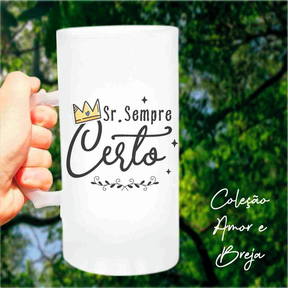 Kit 2 Canecas de Chopp Senhor e Senhora Dona da Verdade