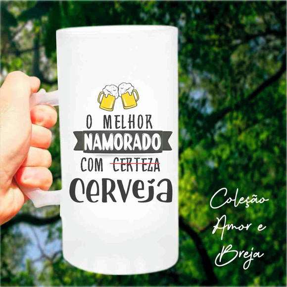 Kit 2 Canecas de Chopp o Melhor Namorado e a Melhor Namorada