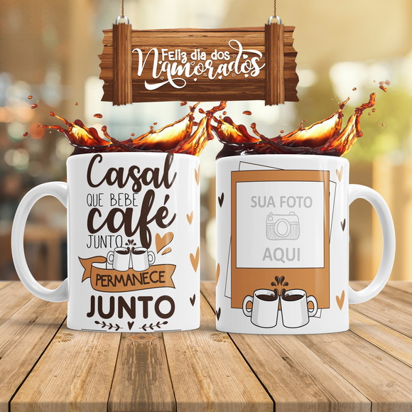 Caneca Dia dos Namorados Personalizada com Foto