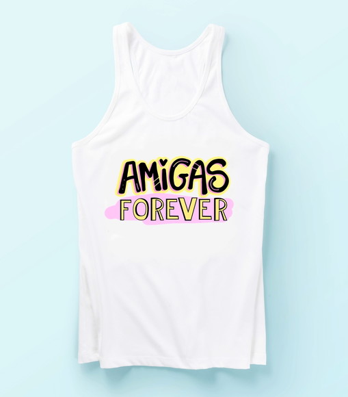 Camiseta Regata Feminina Amigas