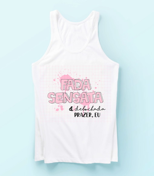 Camiseta Regata Feminina Fada Sensata