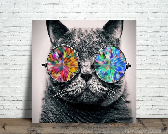 Azulejo Decorativo Cat