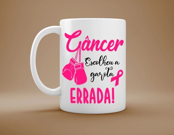 Caneca Outubro Rosa