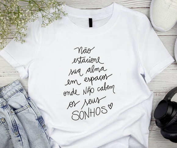 Camiseta Sonhos