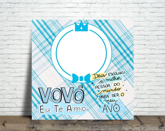 Azulejo Personalizado Com Foto Para Vovô