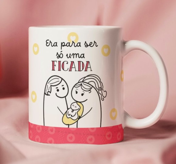 Caneca Divertida Anúncio de Gravidez