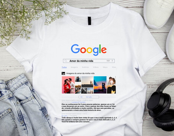 Camiseta Dia dos Namorados Google