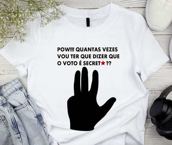 Camiseta O Voto é Secreto
