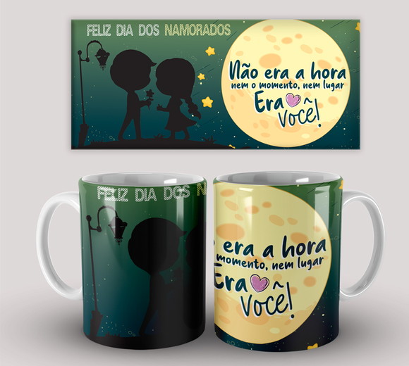 Caneca Porcelana Dia dos Namorados