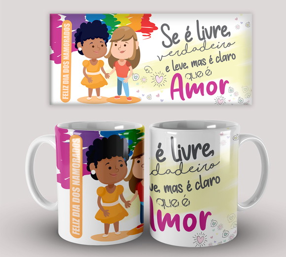 Caneca Porcelana LGBTQIA+ - Imagem 2
