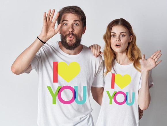 Kit Camiseta Casal Dia dos Namorados