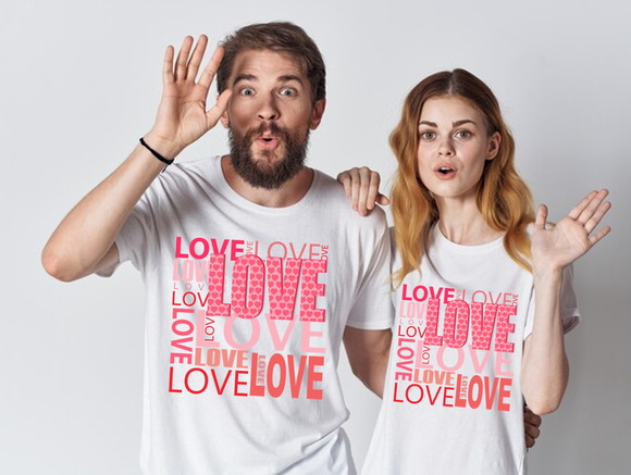 Kit Camiseta Casal Dia dos Namorados