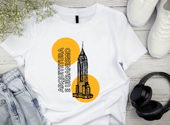 Camiseta Profissão Arquitetura e Urbanismo