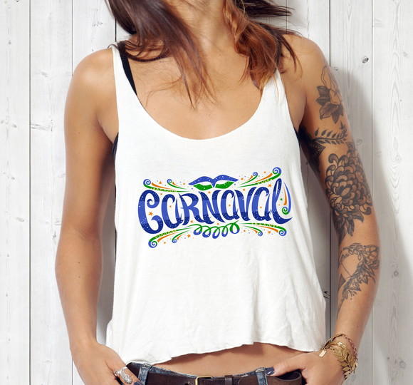Blusa Cropped Carnaval