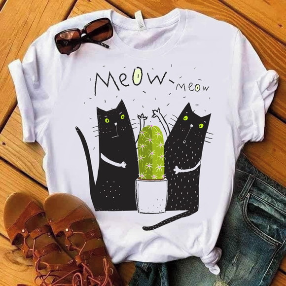 Camiseta Meow