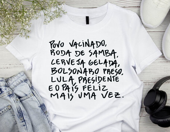 Camiseta Povo Vacinado