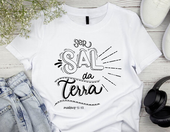 Camiseta Religiosa Sal da Terra