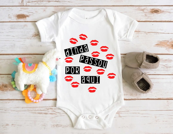 Body Infantil Dinda Passou Por Aqui